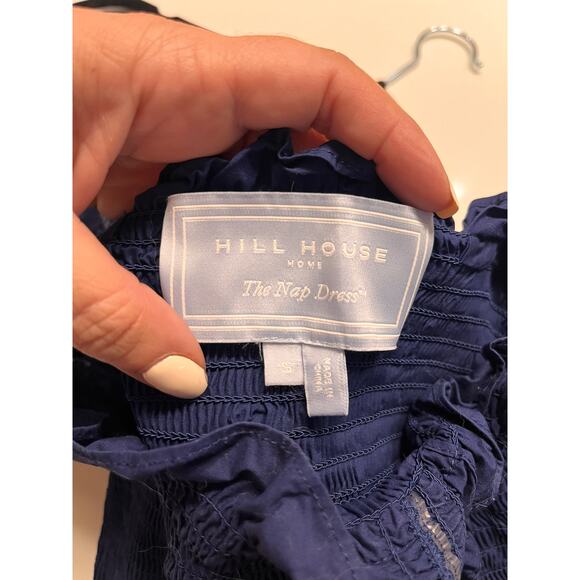 Hill House Home Women's Blue Square Neck The Ellie Nap Dress Size Small - Picture 4 of 10